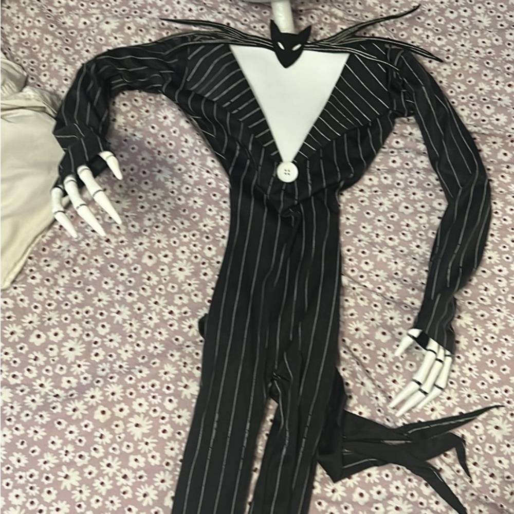 Kids Black and White Striped Costume
